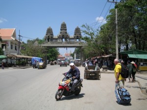 Grensovergang Cambodia-Thailand