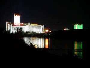 Nevada casino's bij nacht