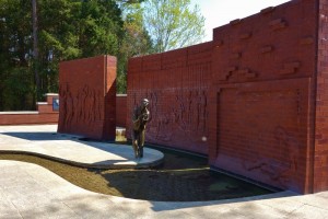 POW Gedenkmuur in Andersonville National Historic Place