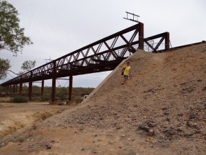 Algebuckina brug van de oude Ghan spoorlijn