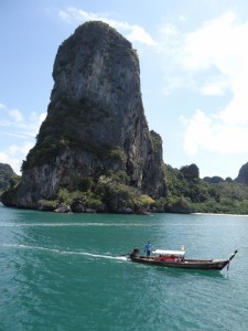 De rotsen bij AO Nang