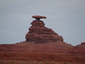 Mexican Hat is genoemd naar deze rots