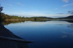 Twin Lakes middernacht