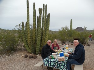 Ontbijt in Organ Pipe