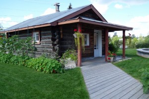 Old original loghouse Fairbanks