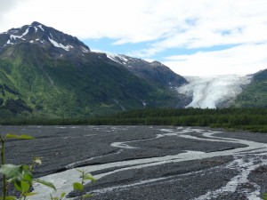 De Exit glacier 