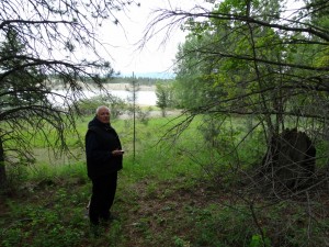 Even een wandeling maken naar het meer bij Rexford