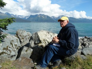 Fietsen en cachen in Seward