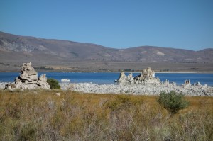 Zicht op Mono Lake