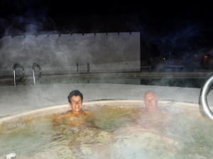 Lekker in de HOT tub