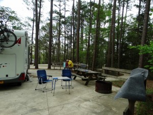 Schoonmaken in Falling Waters State Park