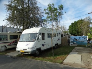 Krappe plaats op Balboa RV-park