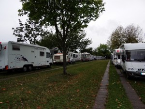 Parkeren bij de Messe in Dusseldorf