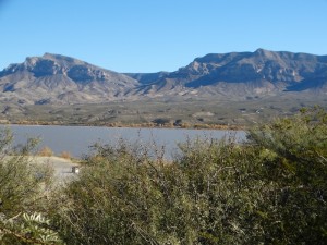 Uitzicht vanuit Leasburg Dam State Park