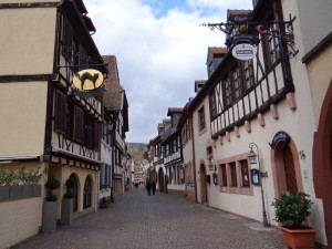 De oude straatjes in Neustadt aan de Moezel