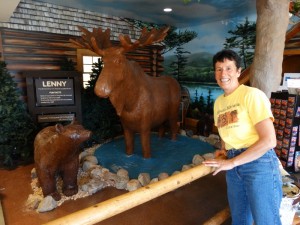 Moose van chocolade 1600 kg zwaar