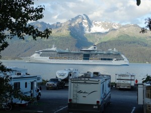 Cruiseschip in Resurrection Bay - Seward