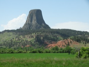 De eerste blik op Devils Tower