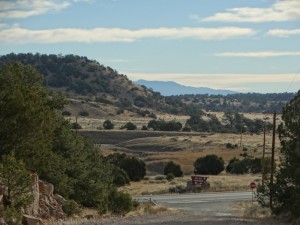 Uitzicht vanuit Datil Campground