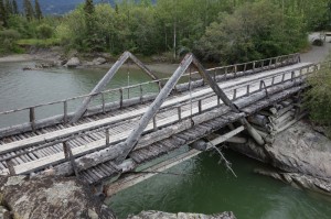 Canyon Creek's historische brug