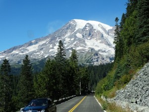 Zich op Mount Rainier