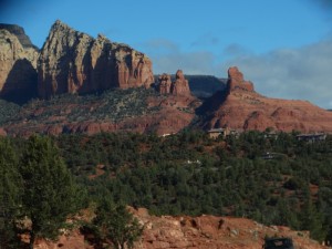 De rode rotsen bij Sedona